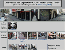 Tablet Screenshot of amsterdam-red-light-district-maps.com